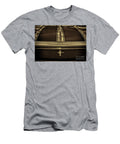 1973 Mustang Bold Racing Stripes Retro Sepia Paul Ward T-Shirt