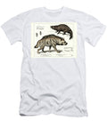 African Civet and Striped Hyena with Anatomical Details 1858 Lithography Heinrich Leutemann T-Shirt