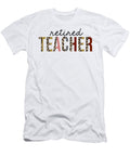 Retired Teacher Leopard Print Funny Jensen Cena T-Shirt